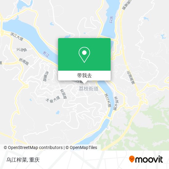 乌江榨菜地图