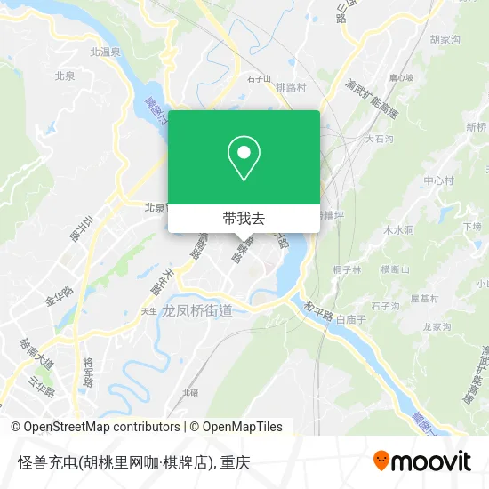 怪兽充电(胡桃里网咖·棋牌店)地图