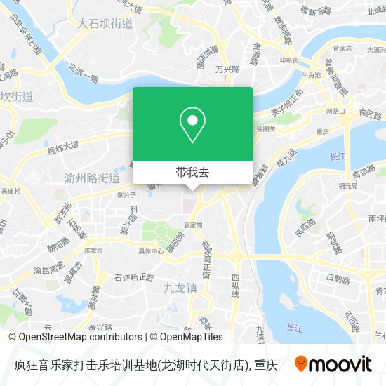疯狂音乐家打击乐培训基地(龙湖时代天街店)地图
