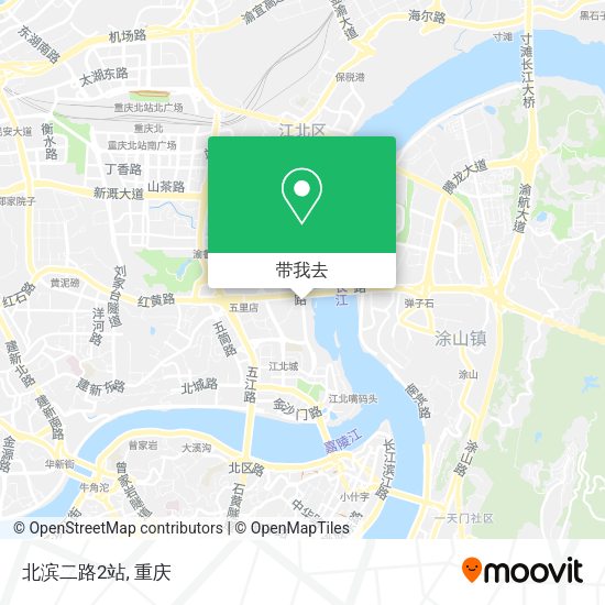 北滨二路2站地图