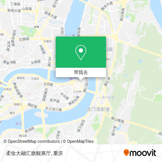 柔妆大融汇旗舰展厅地图