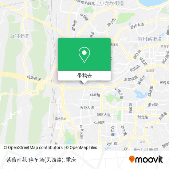 紫薇南苑-停车场(凤西路)地图
