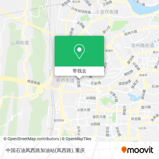 中国石油凤西路加油站地图