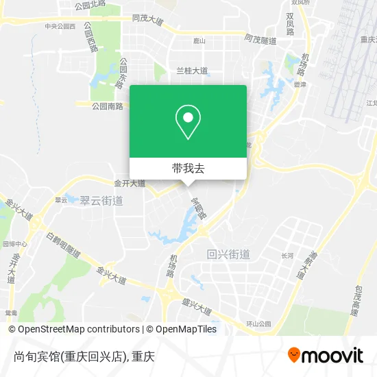 尚旬宾馆(重庆回兴店)地图