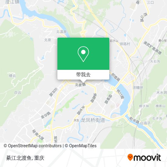 綦江北渡鱼地图