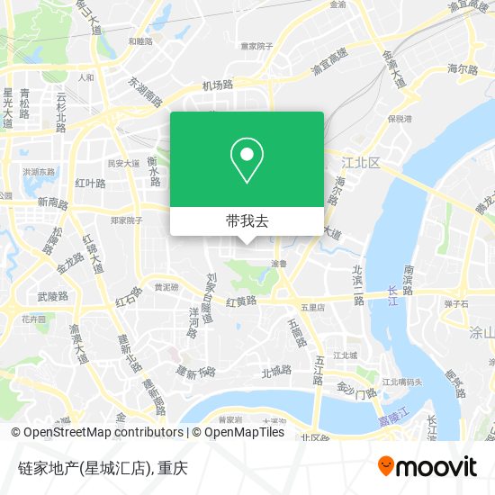 链家地产(星城汇店)地图