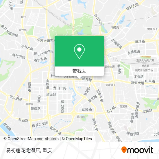 易初莲花龙湖店地图