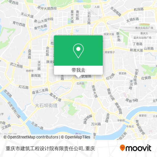 重庆市建筑工程设计院有限责任公司地图