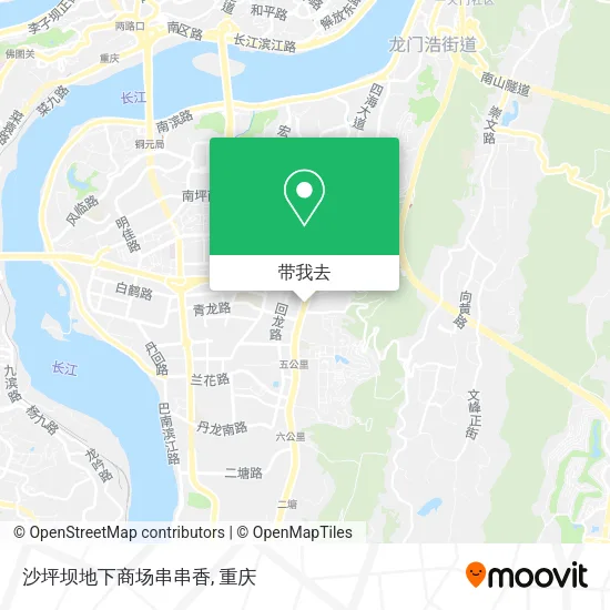 沙坪坝地下商场串串香地图