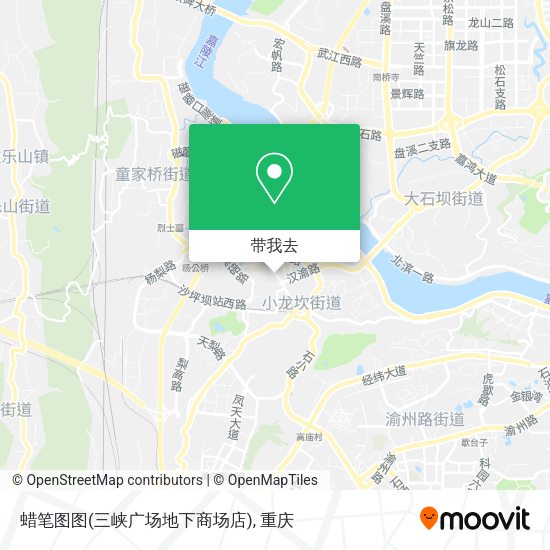 蜡笔图图(三峡广场地下商场店)地图