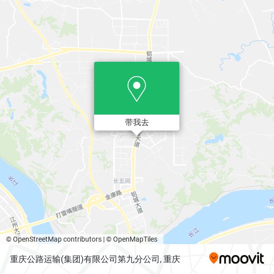 重庆公路运输(集团)有限公司第九分公司地图