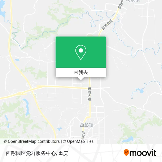 西彭园区党群服务中心地图