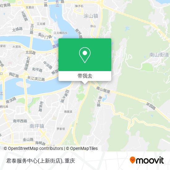 君泰服务中心(上新街店)地图