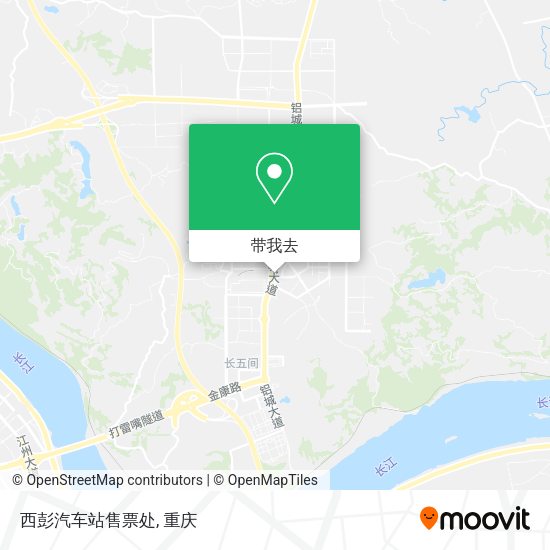 西彭汽车站售票处地图