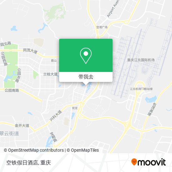 空铁假日酒店地图