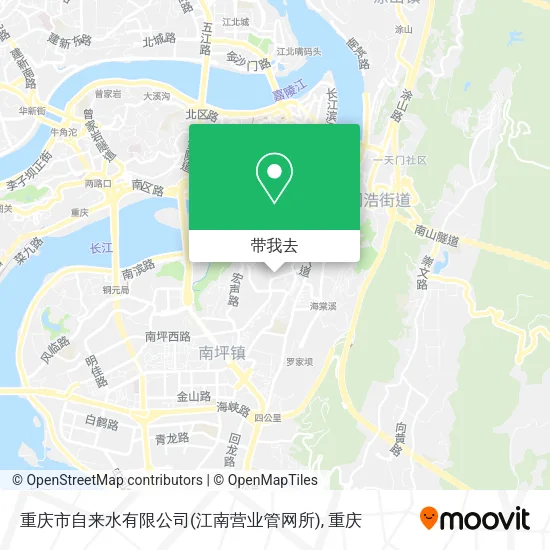 重庆市自来水有限公司(江南营业管网所)地图
