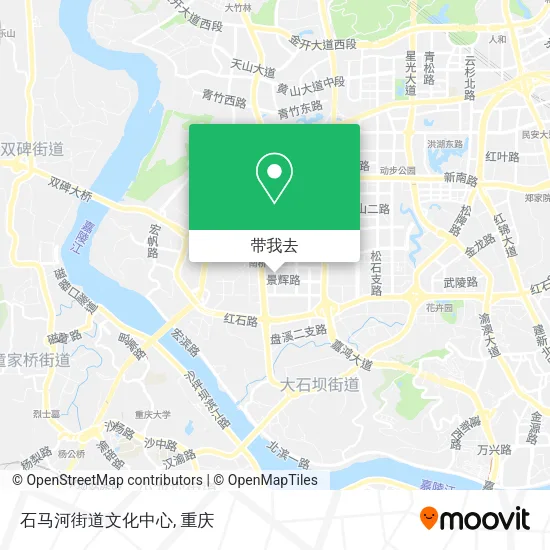 石马河街道文化中心地图