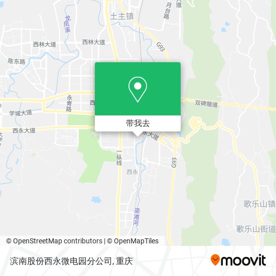 滨南股份西永微电园分公司地图