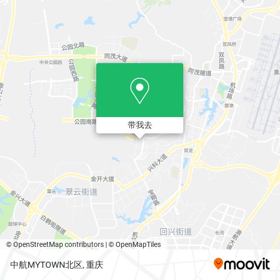 中航MYTOWN北区地图
