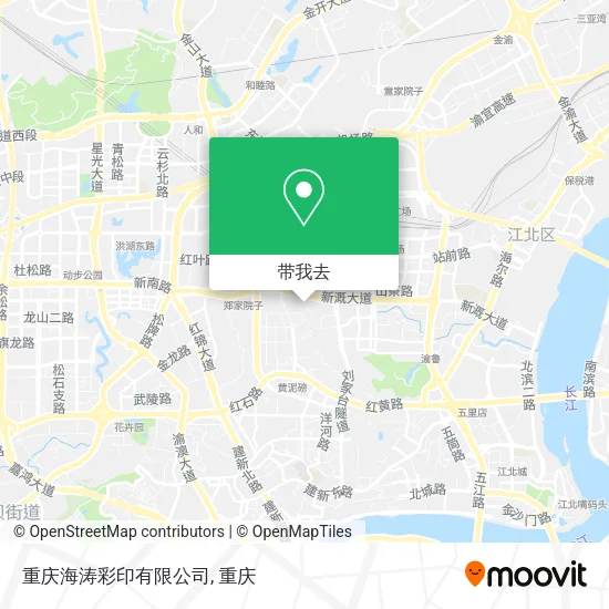 重庆海涛彩印有限公司地图