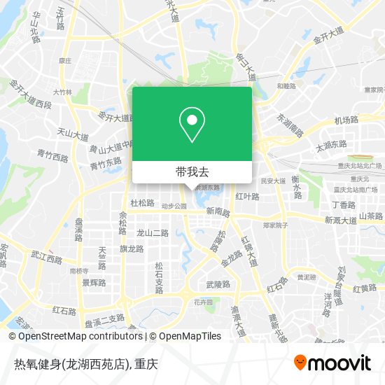 热氧健身(龙湖西苑店)地图