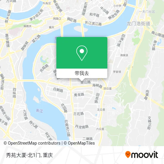 秀苑大厦-北1门地图