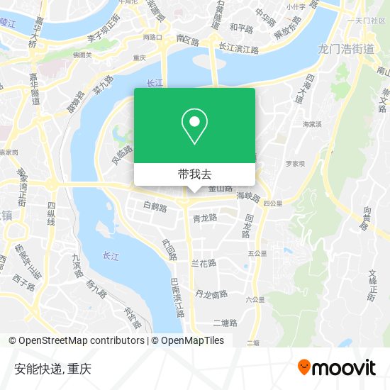 安能快递地图