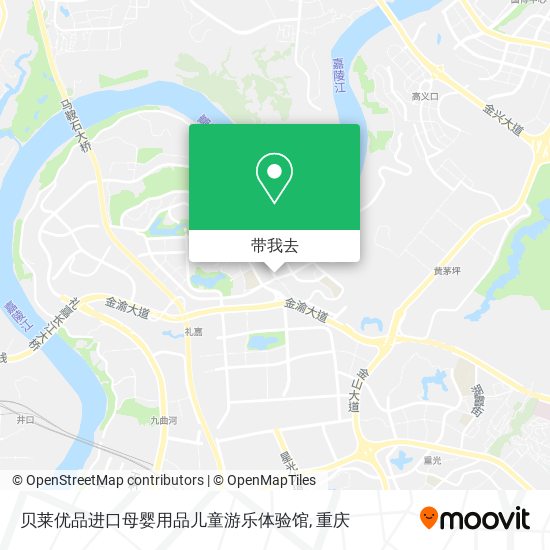 贝莱优品进口母婴用品儿童游乐体验馆地图