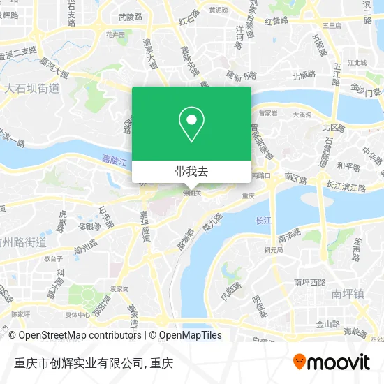 重庆市创辉实业有限公司地图
