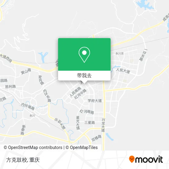 方克鼓校地图
