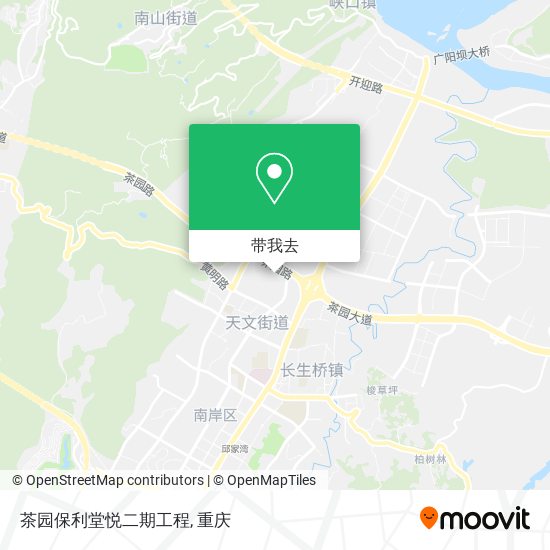茶园保利堂悦二期工程地图
