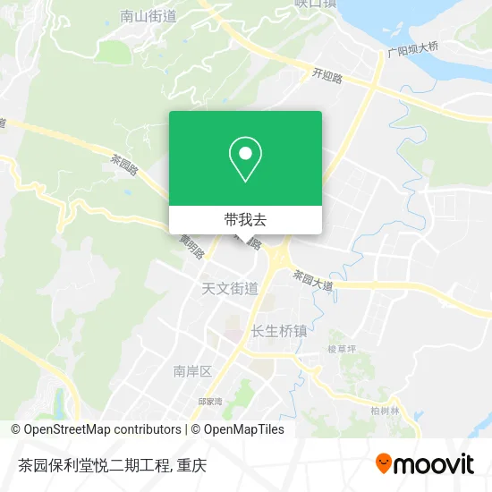 茶园保利堂悦二期工程地图