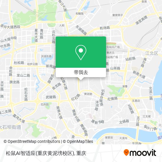 松鼠AI智适应(重庆黄泥塝校区)地图