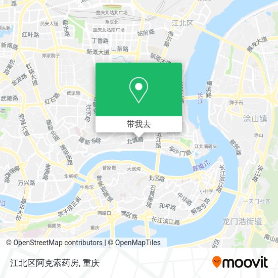 江北区阿克索药房地图