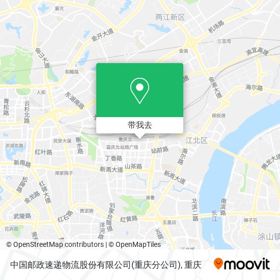 中国邮政速递物流股份有限公司(重庆分公司)地图