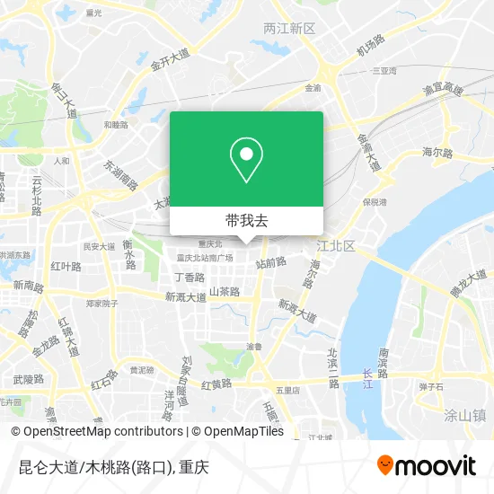昆仑大道/木桃路(路口)地图