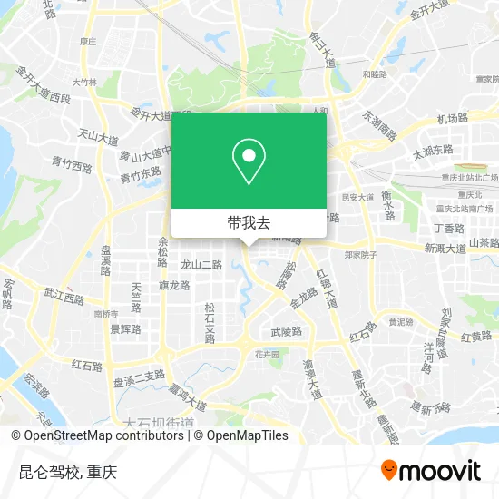 昆仑驾校地图