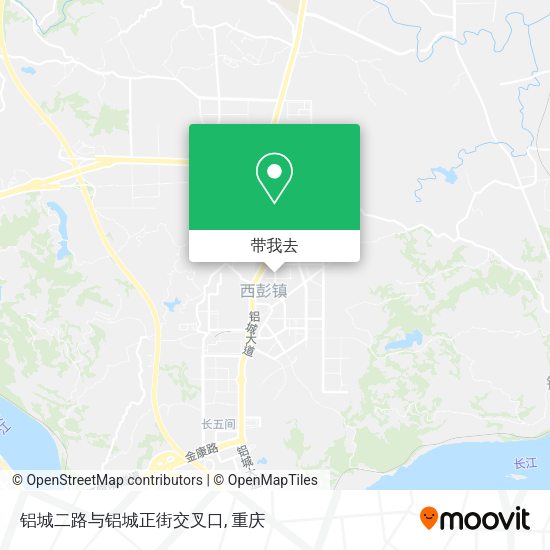 铝城二路与铝城正街交叉口地图