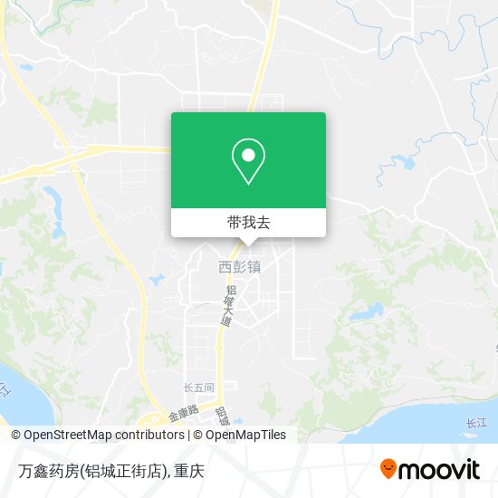 万鑫药房(铝城正街店)地图