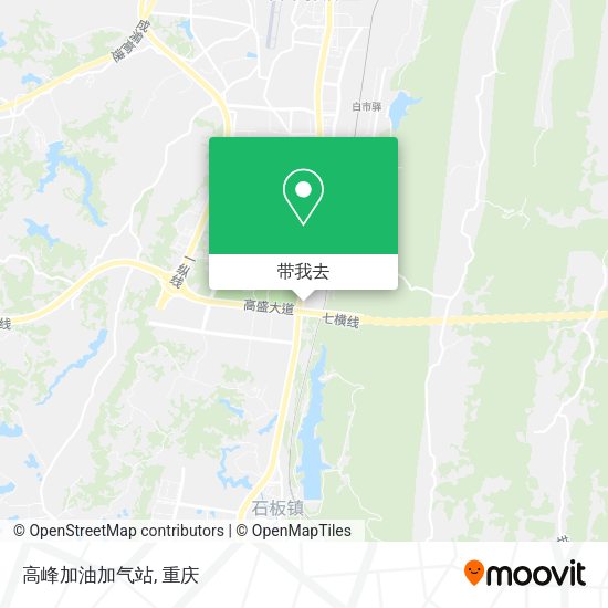 高峰加油加气站地图