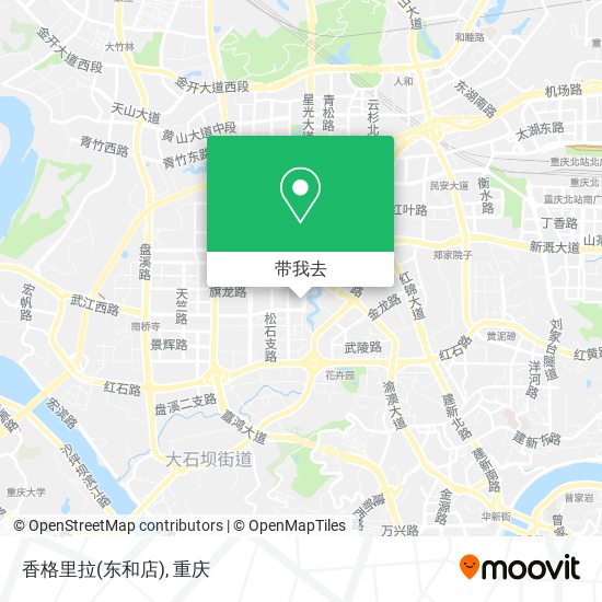 香格里拉(东和店)地图