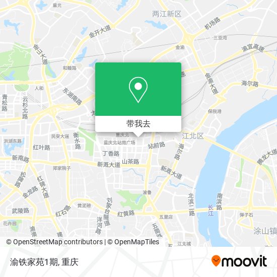 渝铁家苑1期地图