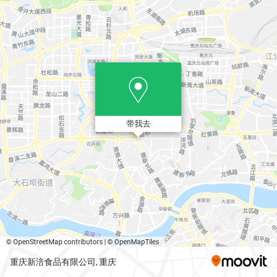 重庆新涪食品有限公司地图