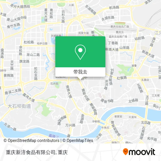重庆新涪食品有限公司地图