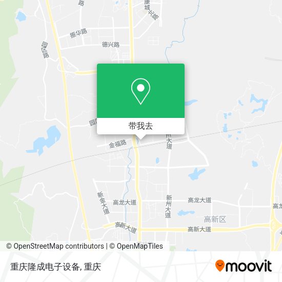 重庆隆成电子设备地图