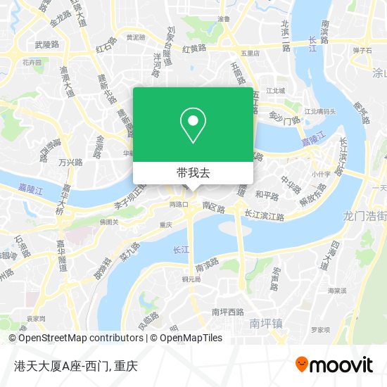 港天大厦A座-西门地图