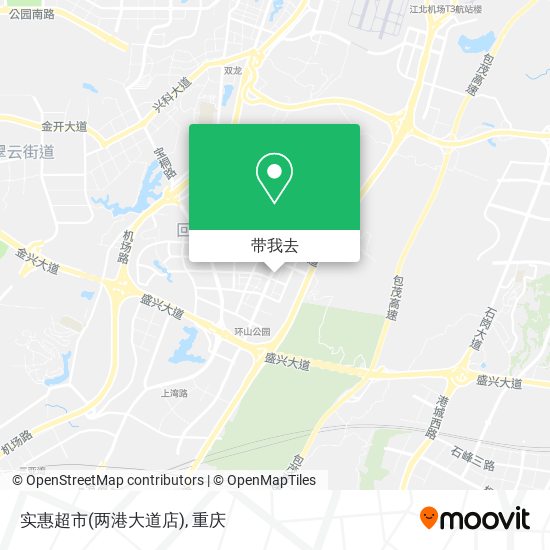 实惠超市(两港大道店)地图