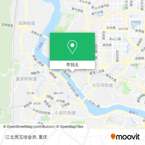 江北周玉珍诊所地图