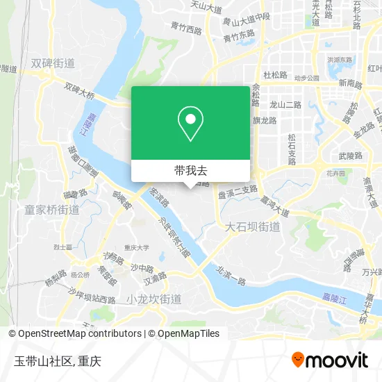 玉带山社区地图