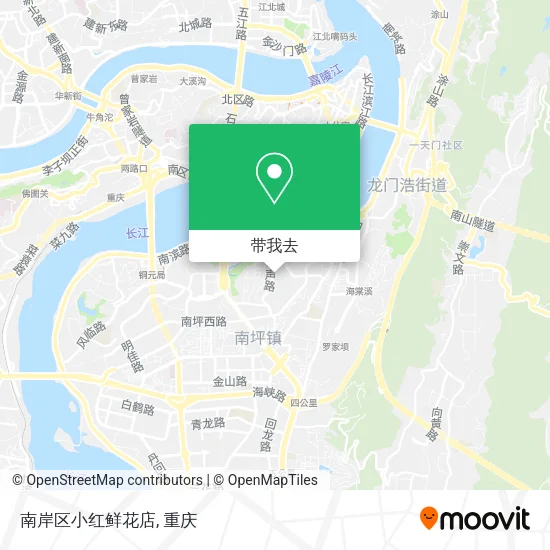 南岸区小红鲜花店地图